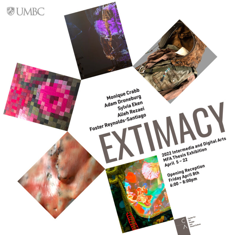 EXTIMACY Opening reception April 8th, 6-8pm